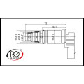 Válvula de control de aire acondicionado del compresor automático Sanden Pxe13 / 16 para VW